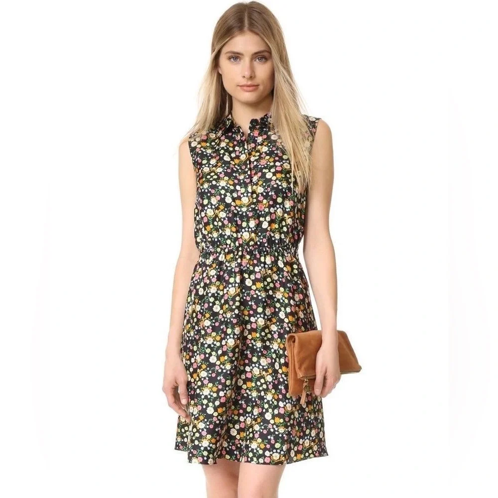 NWT $350 Tory Burch Ryder Silk Floral Dress